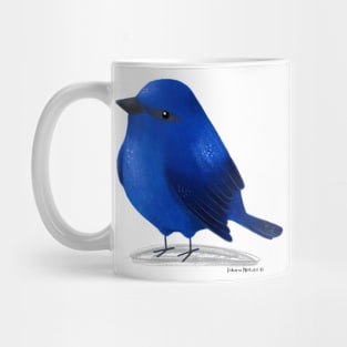 Blue Grandala Bird Mug